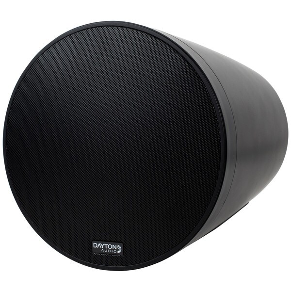 Main product image for Dayton Audio 8" Commercial Audio Pendant Speaker 70V/100V/8 Ohm Black WP80XTB310-096